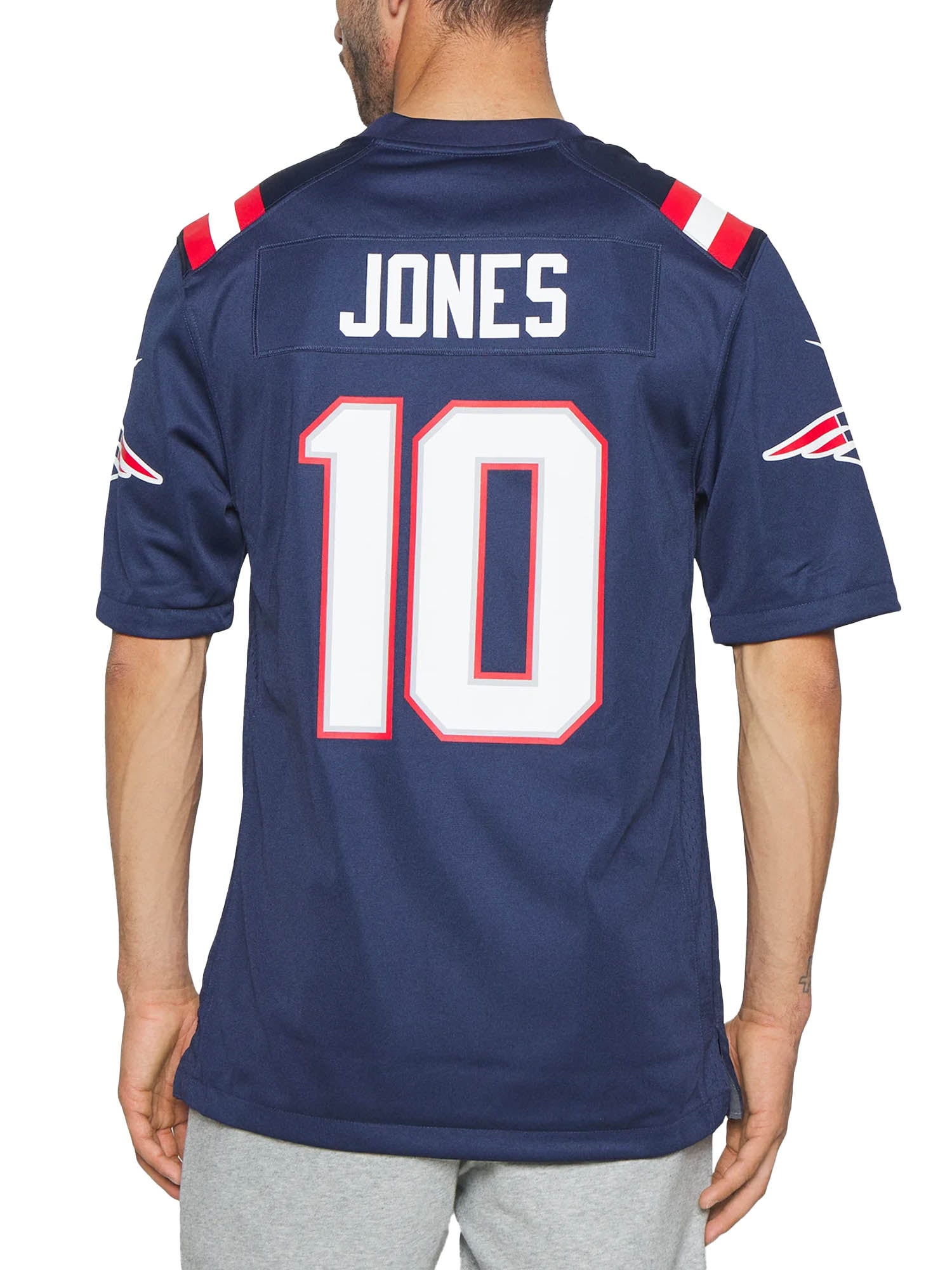 Nike T-Shirt New England Patriots Mac Jones Blu