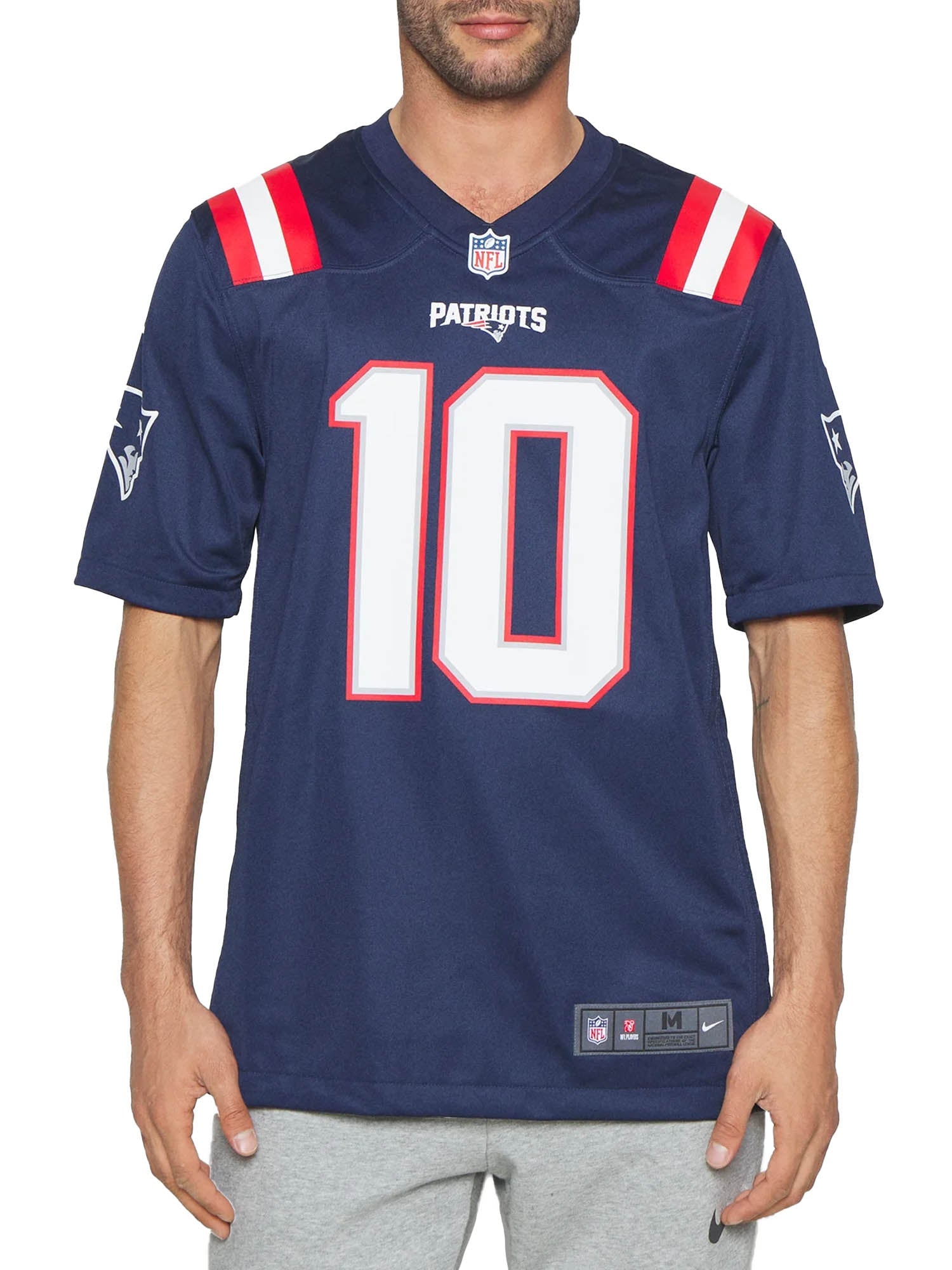 T-shirt Mac Jones des Patriots de la Nouvelle-Angleterre