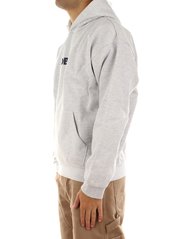 Obey Bold Extra Heavy Hood Fleece Grigio