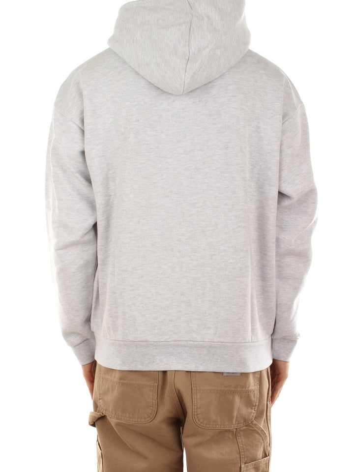 Obey Bold Extra Heavy Hood Fleece Grigio