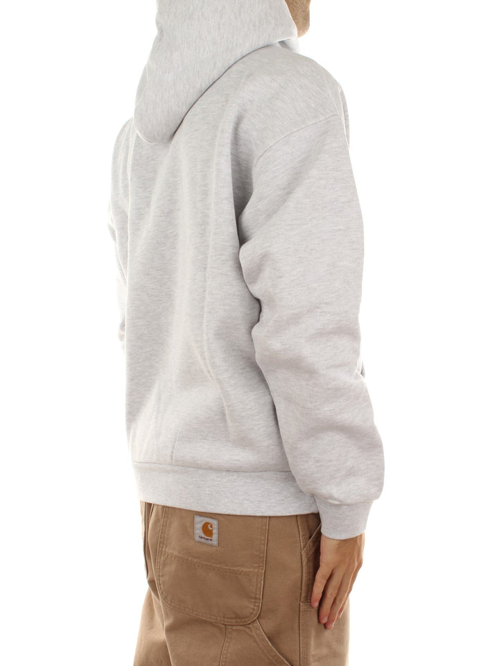 Obey Bold Extra Heavy Hood Fleece Grigio