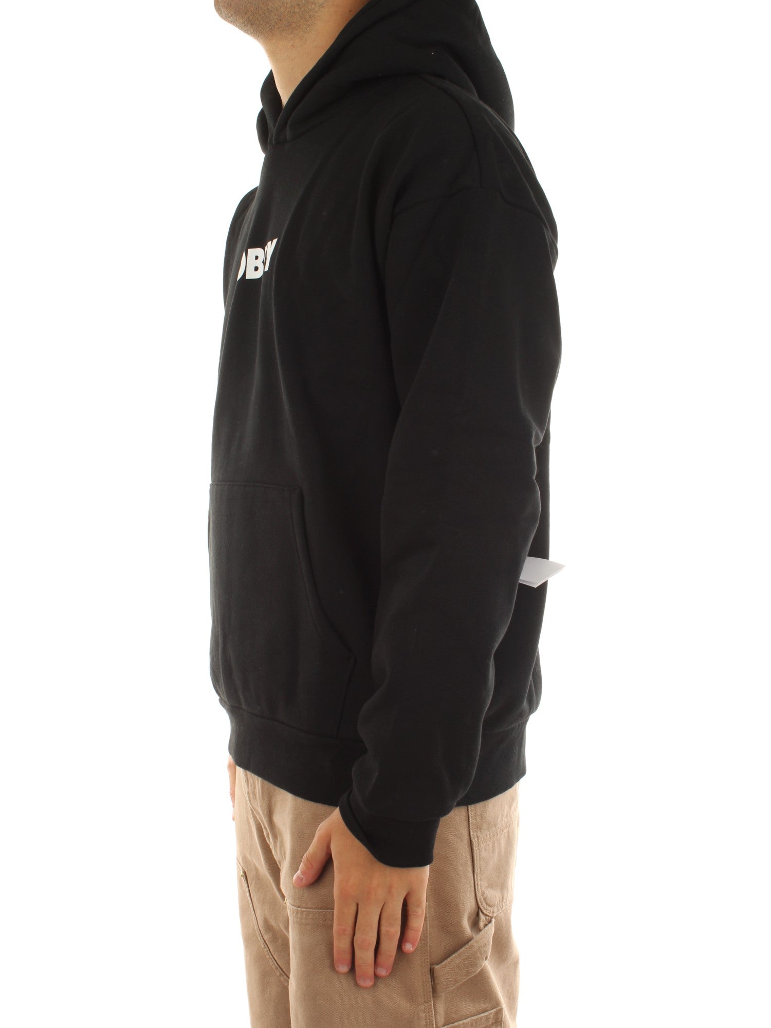 Obey Bold Extra Heavy Hood Fleece Nero