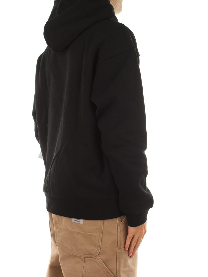 Obey Bold Extra Heavy Hood Fleece Nero