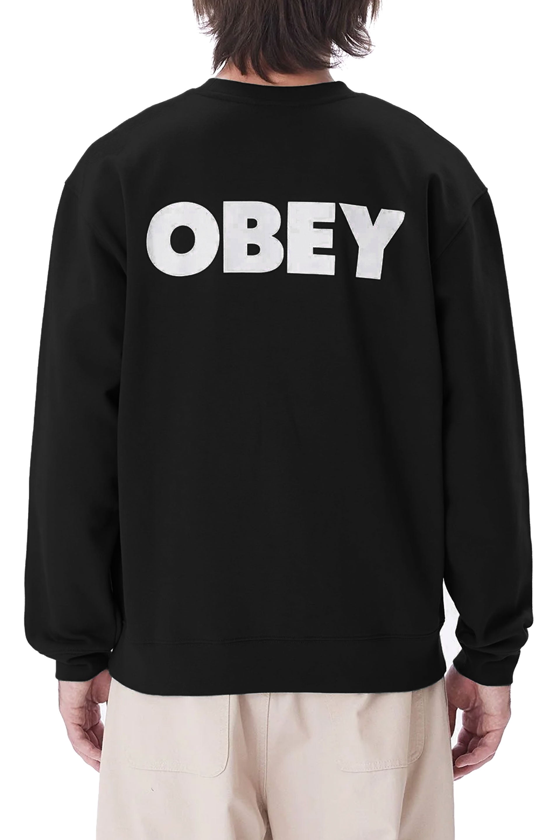 Obey Bold Premium Crewneck Nero