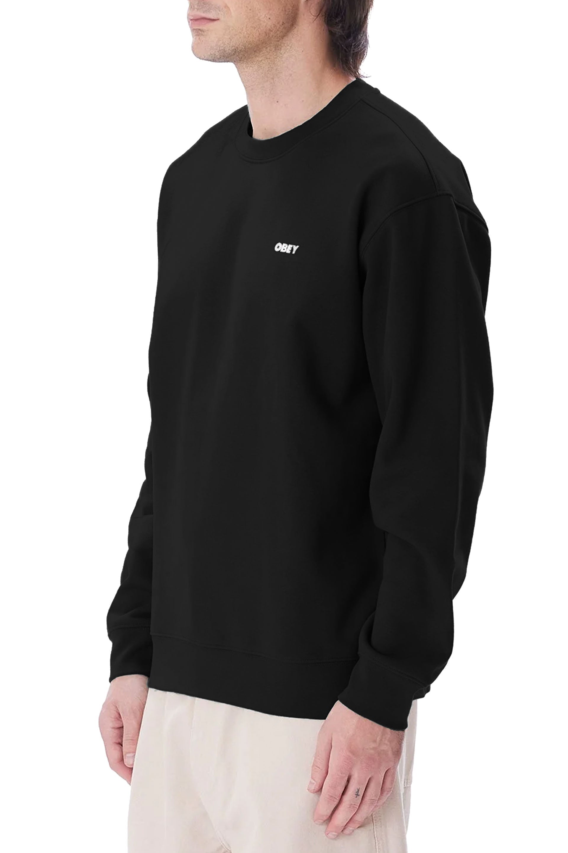 Obey Bold Premium Crewneck Nero