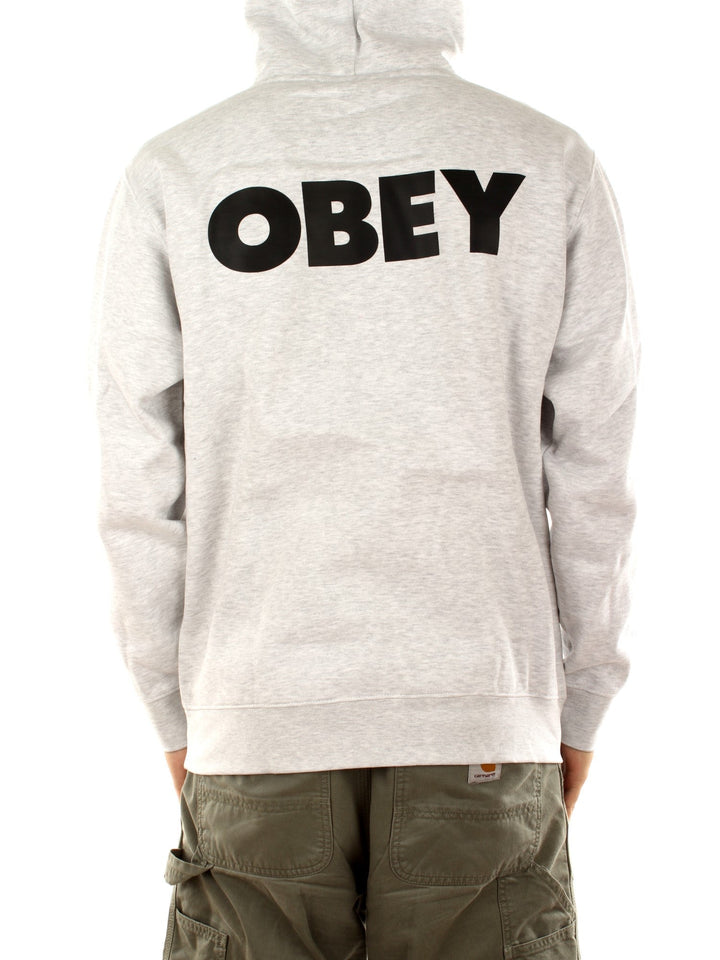 Obey Bold Premium Pullover Hood Grigio