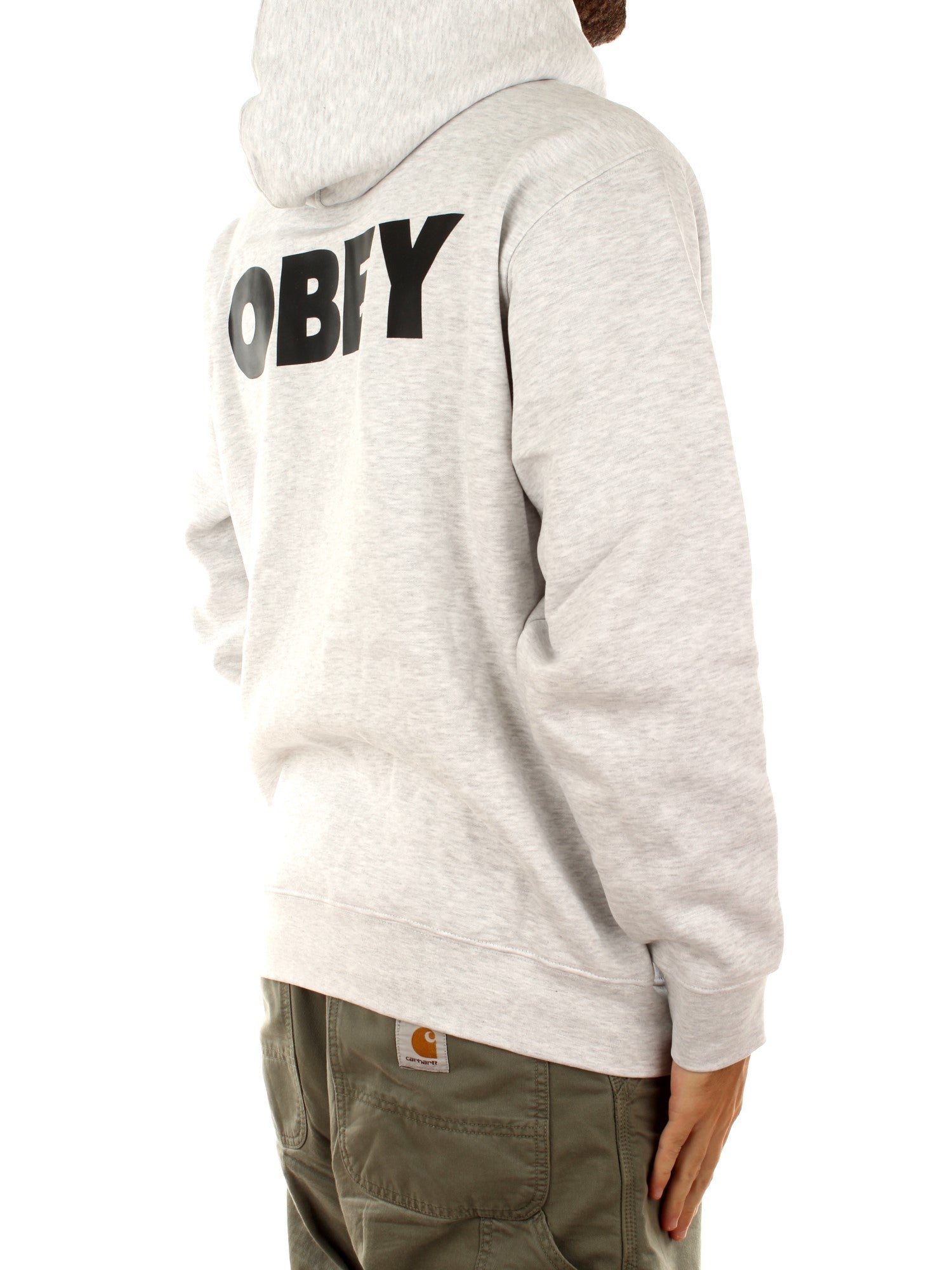 Obey Bold Premium Pullover Hood Grigio