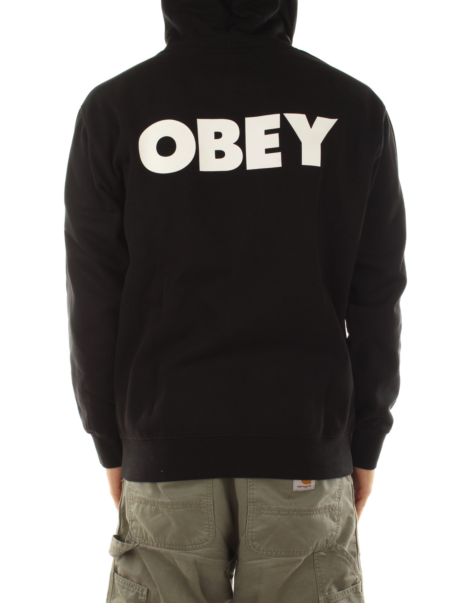 Obey Bold Premium Pullover Hood Nero