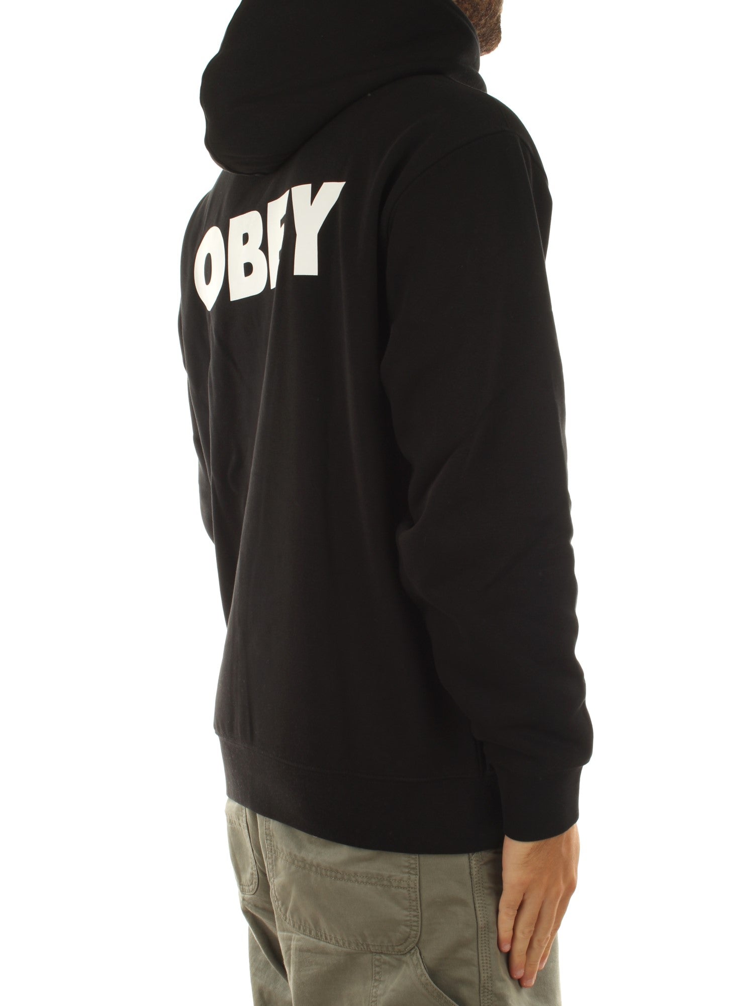 Obey Bold Premium Pullover Hood Nero