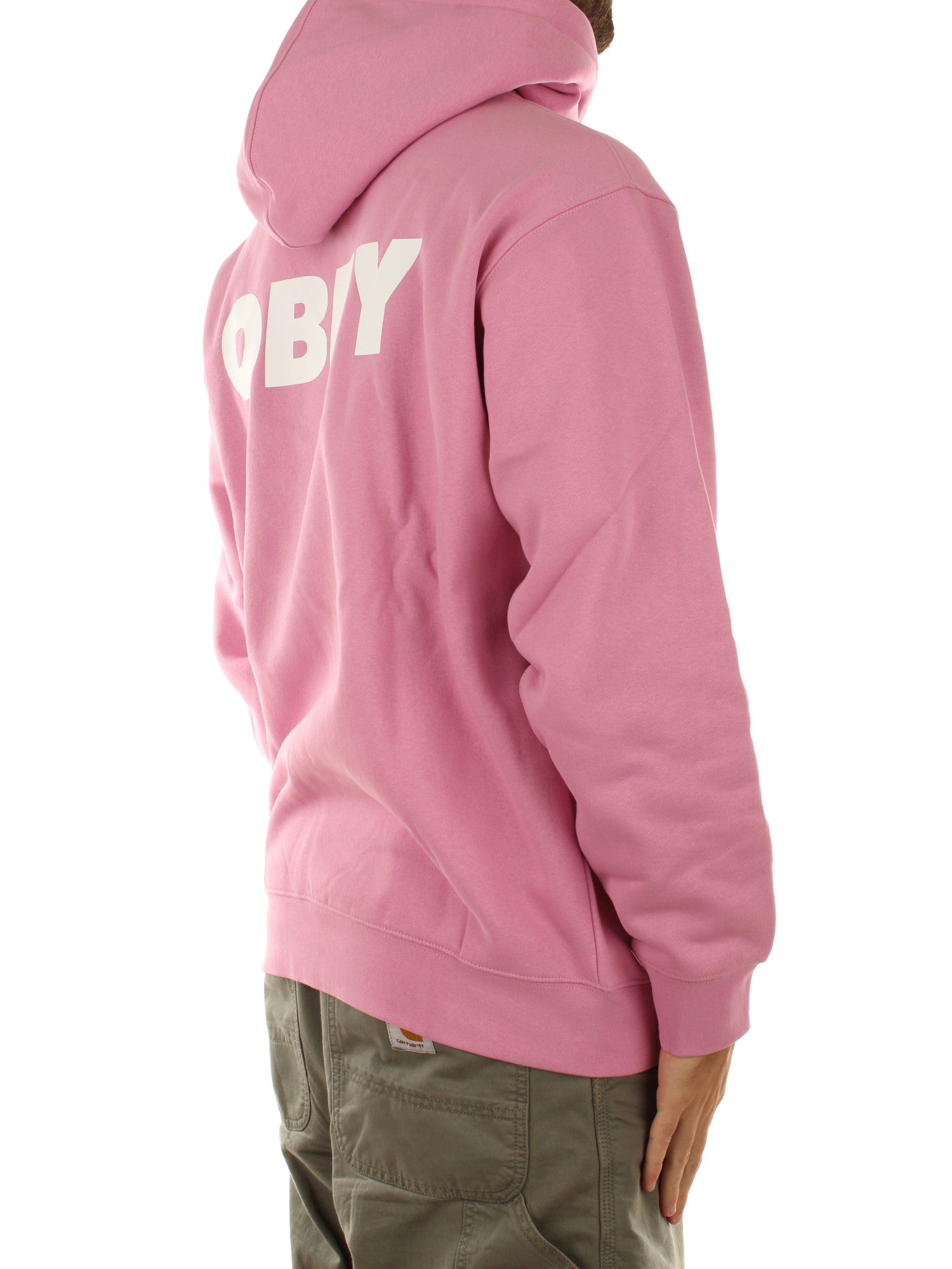 Obey Bold Premium Pullover Hood Rosa