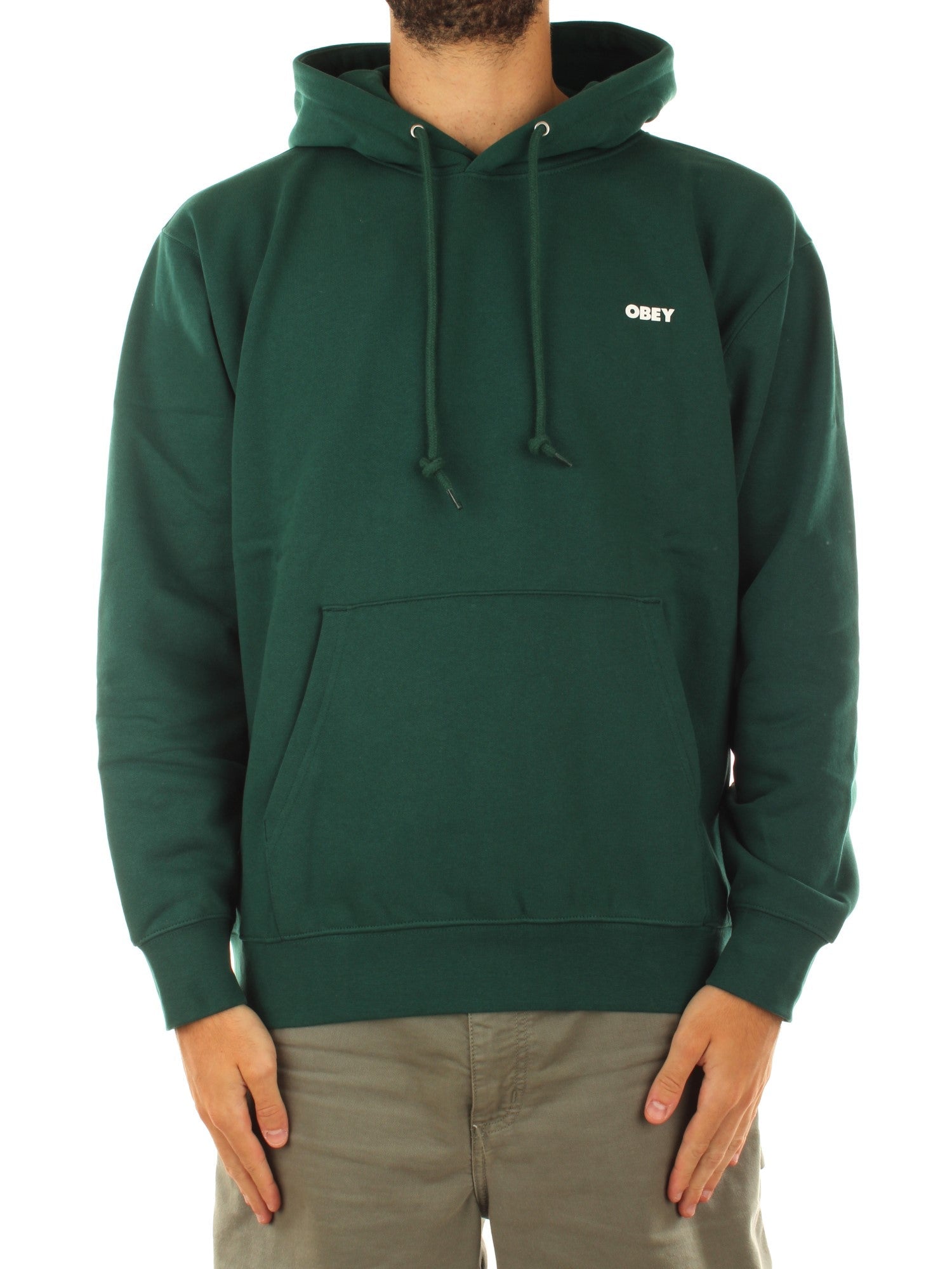 Obey Bold Premium Pullover Hood Verde