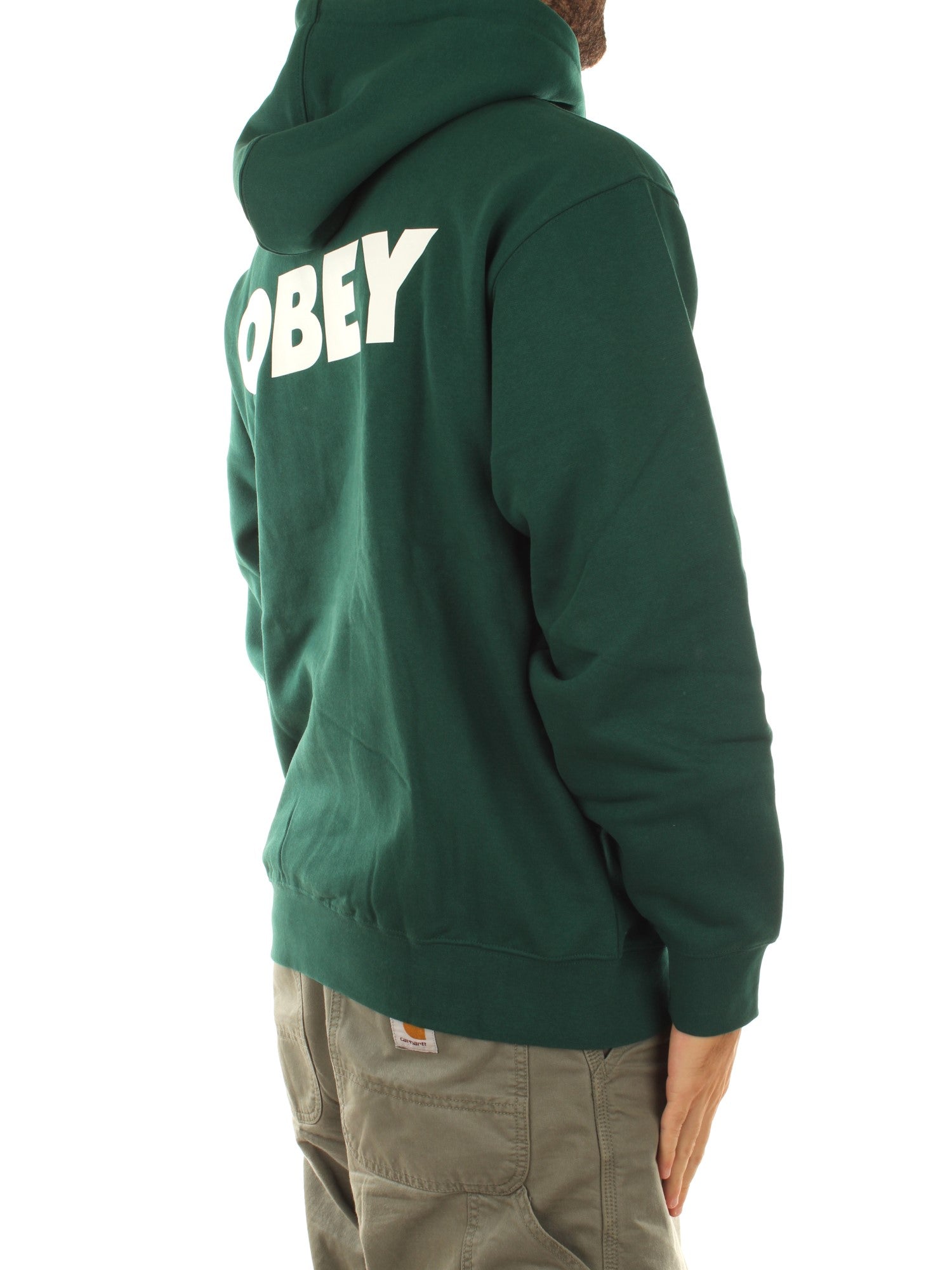 Obey Bold Premium Pullover Hood Verde