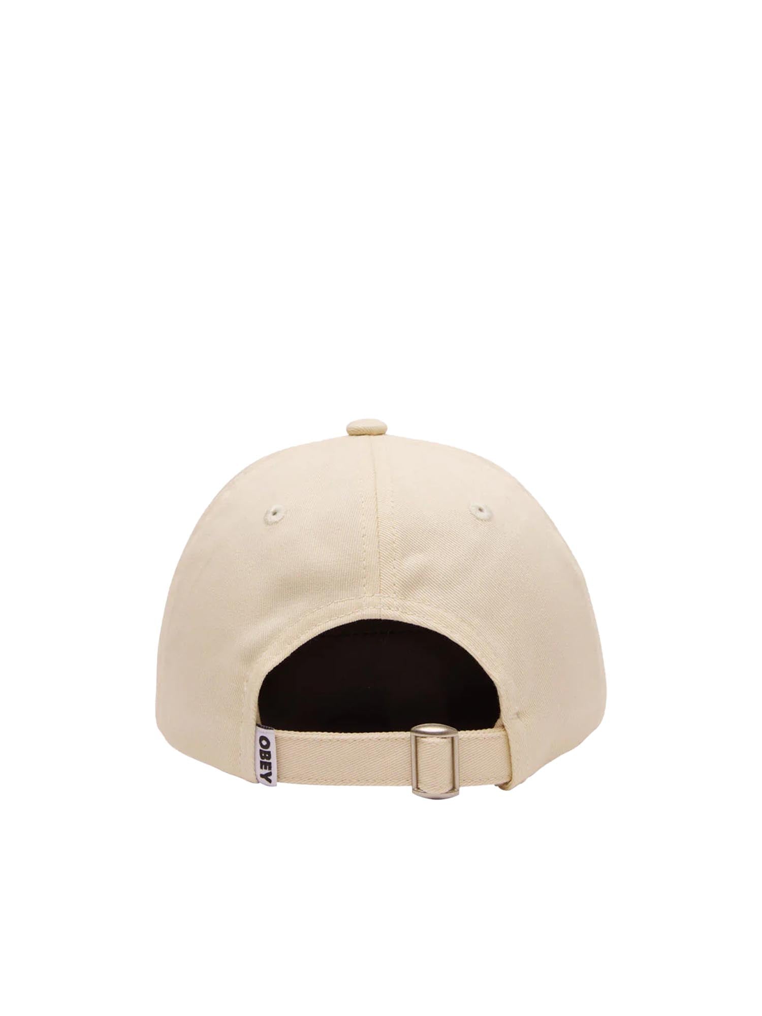 Obey City People Twill 6 Panel Bianco