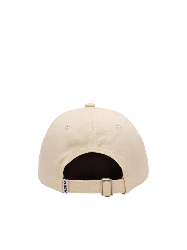 Obey City People Twill 6 Panel Bianco