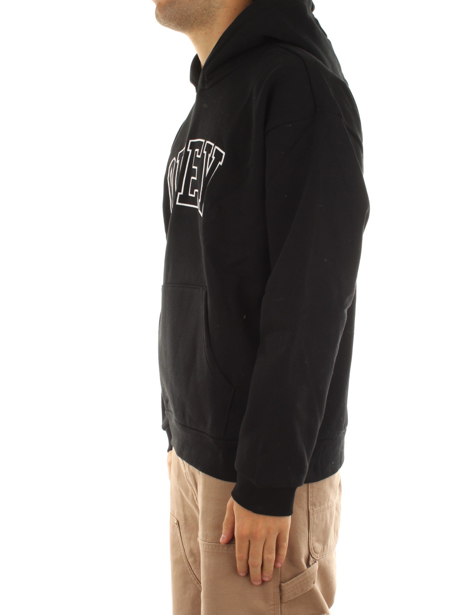 Obey Collegiate Extra Heavy Hood II Fleece Nero