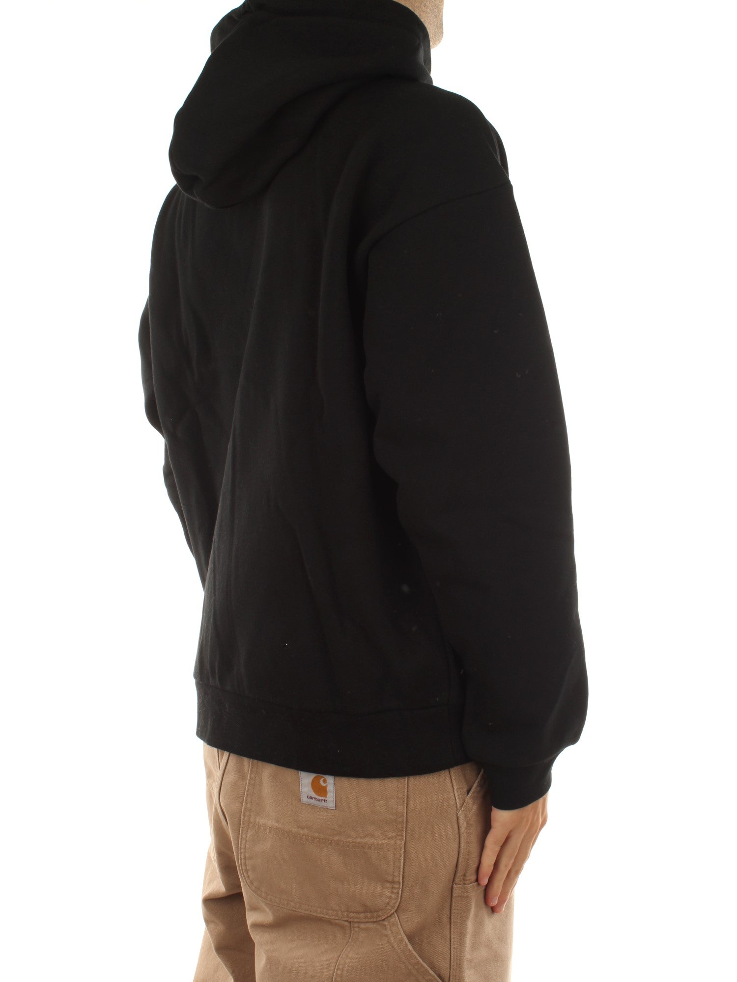 Obey Collegiate Extra Heavy Hood II Fleece Nero