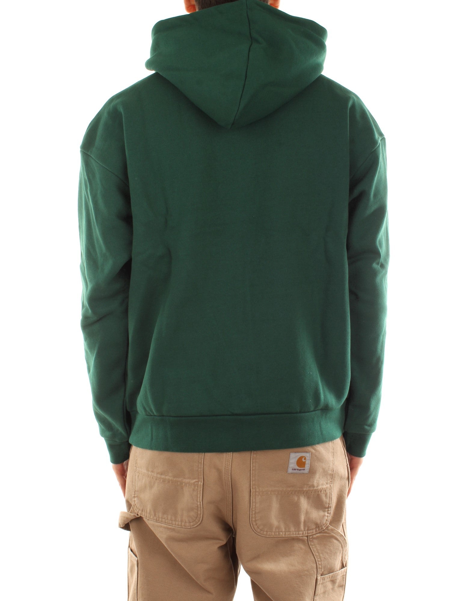 Obey Collegiate Extra Heavy Hood II Fleece Verde