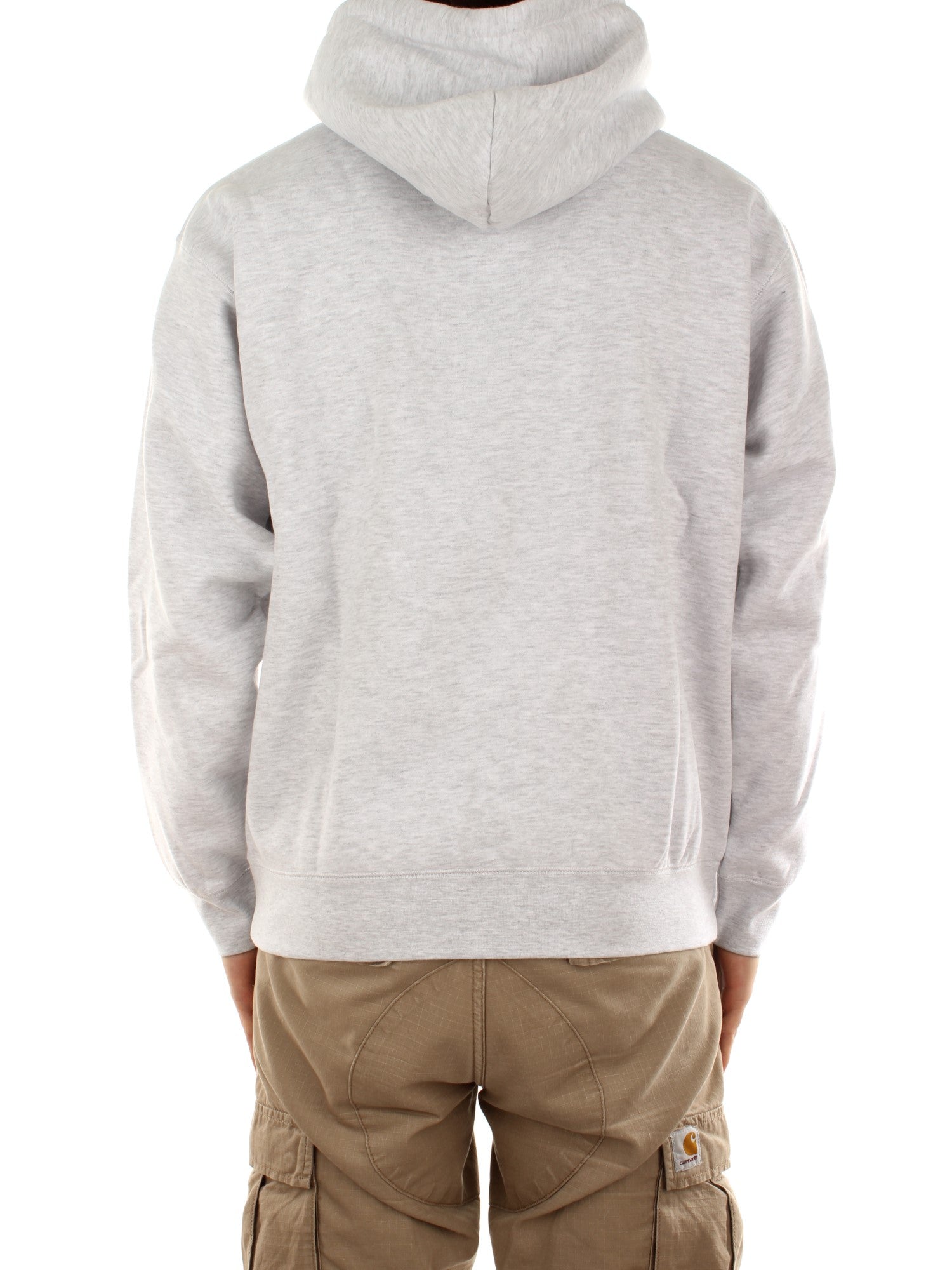 Obey Established Works Bold Zip Hood II Fleece Grigio