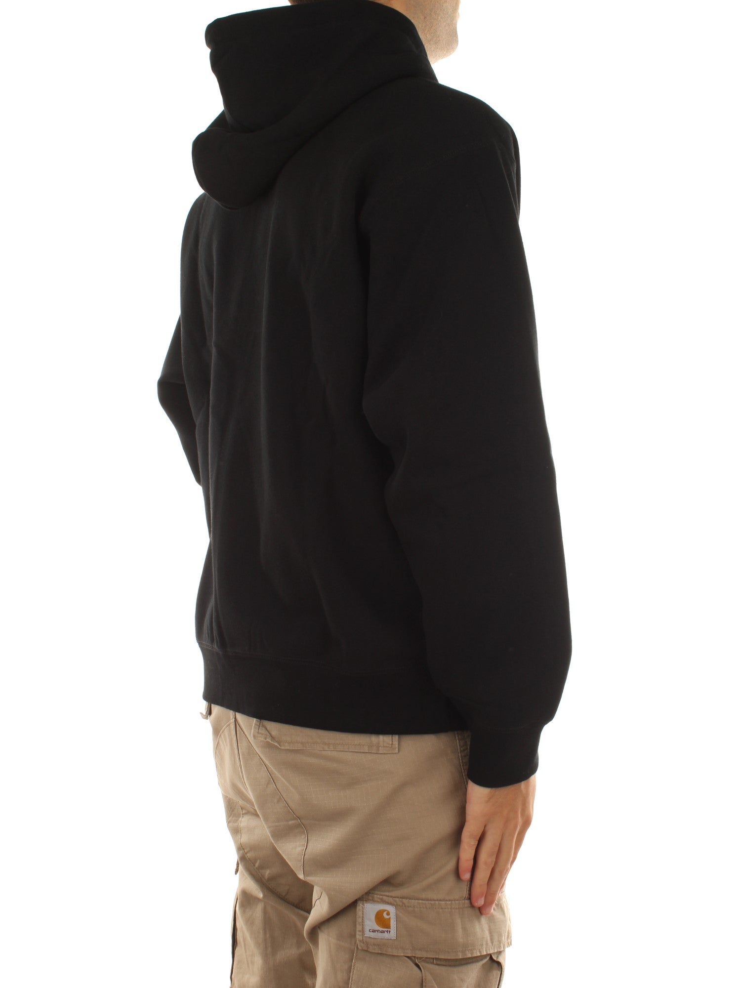 Obey Established Works Bold Zip Hood II Fleece Nero