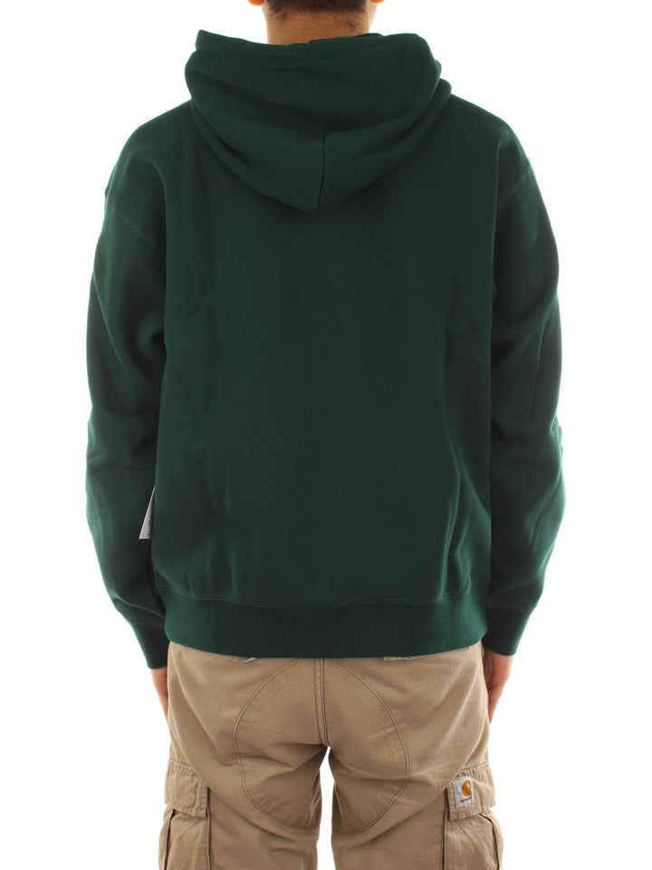 Obey Established Works Bold Zip Hood II Fleece Verde