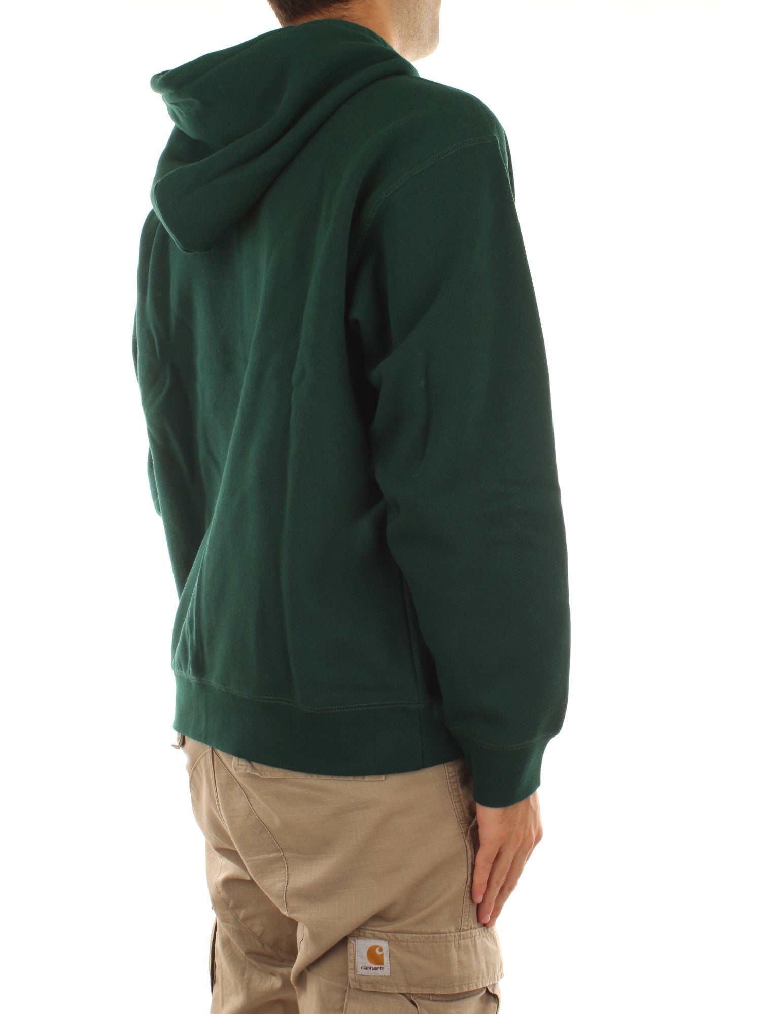 Obey Established Works Bold Zip Hood II Fleece Verde