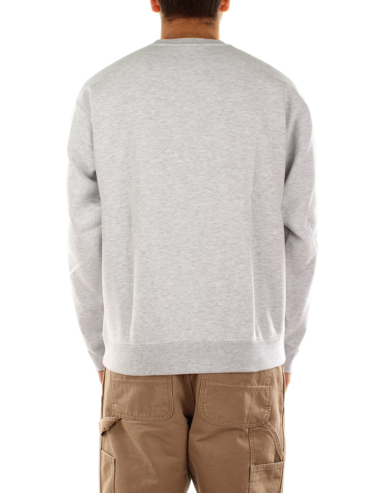 Obey Established Works Eyes Crew II Fleece Grigio