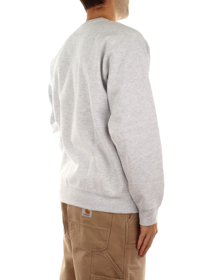 Obey Established Works Eyes Crew II Fleece Grigio