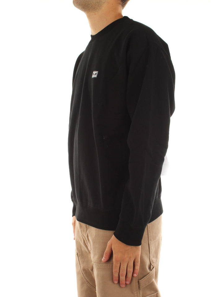 Obey Established Works Eyes Crew II Fleece Nero