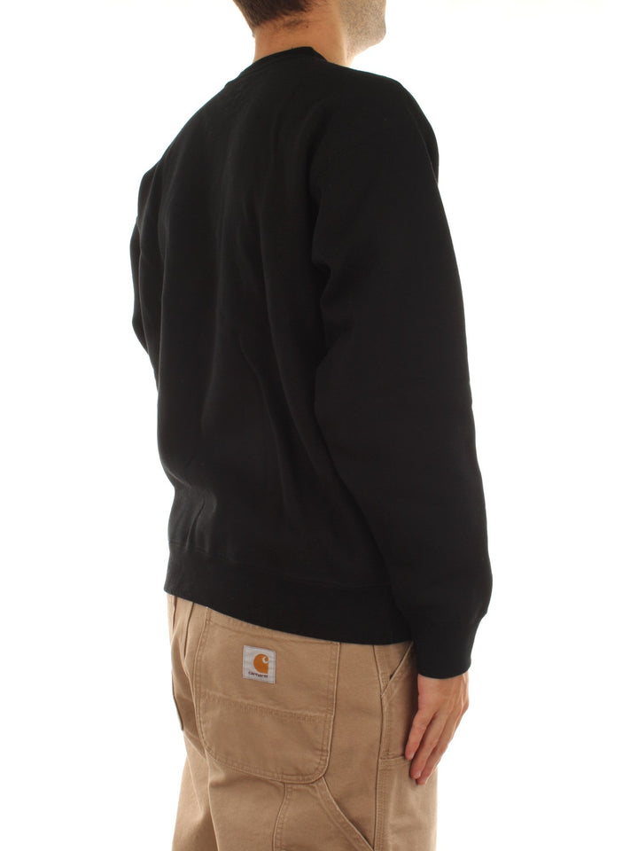 Obey Established Works Eyes Crew II Fleece Nero