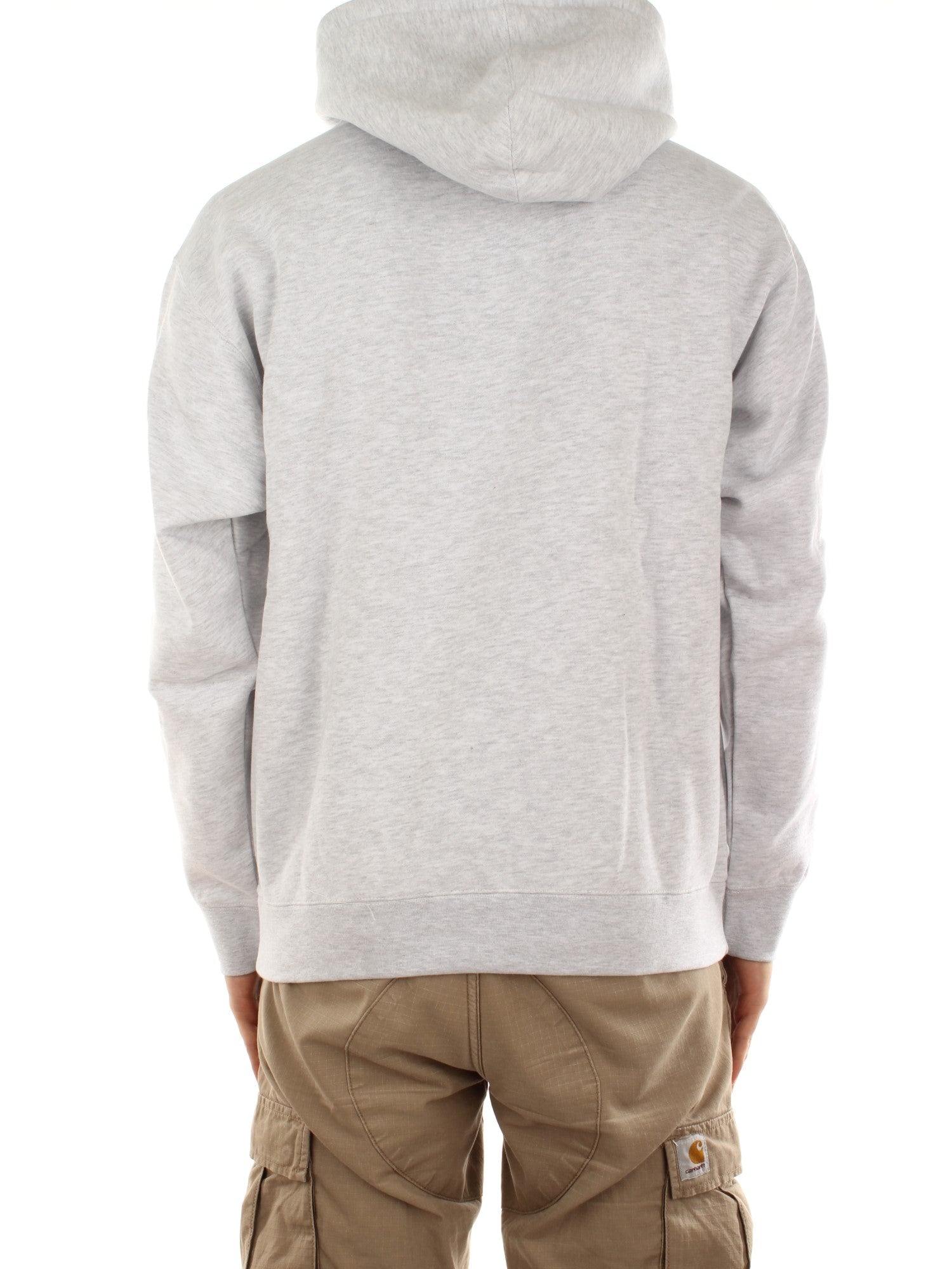 Obey Established Works Eyes Hood II Fleece Grigio