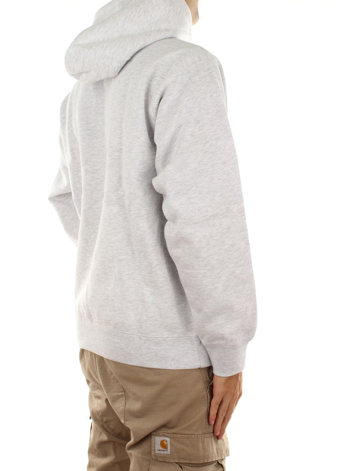 Obey Established Works Eyes Hood II Fleece Grigio