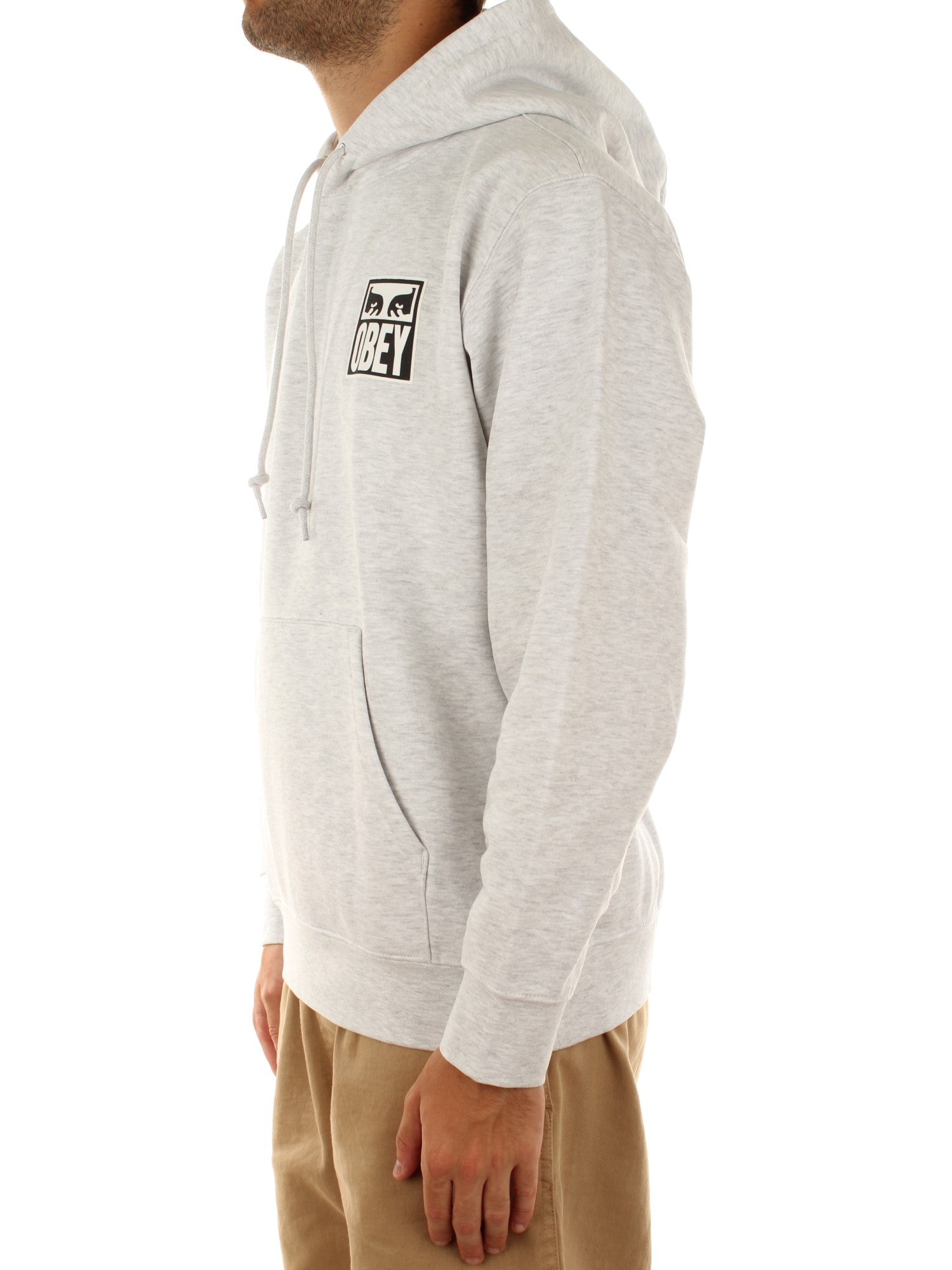 Obey Eyes Icon Premium Pullover Hood Grigio