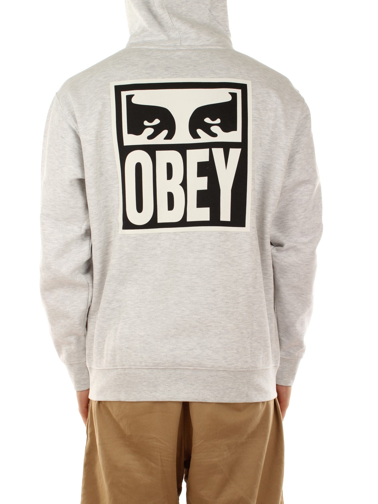 Obey Eyes Icon Premium Pullover Hood Grigio