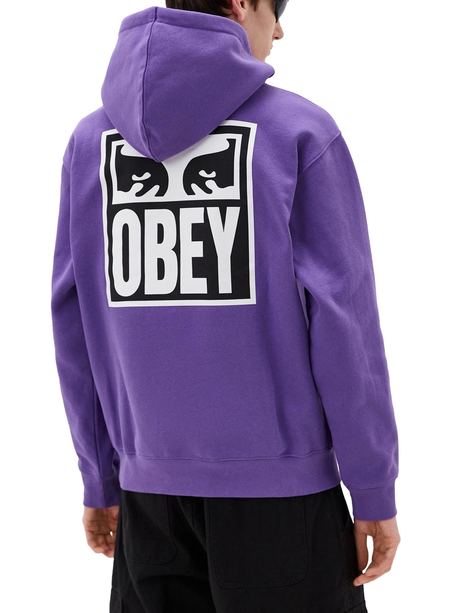 Obey Eyes Icon Premium Pullover Hood Viola