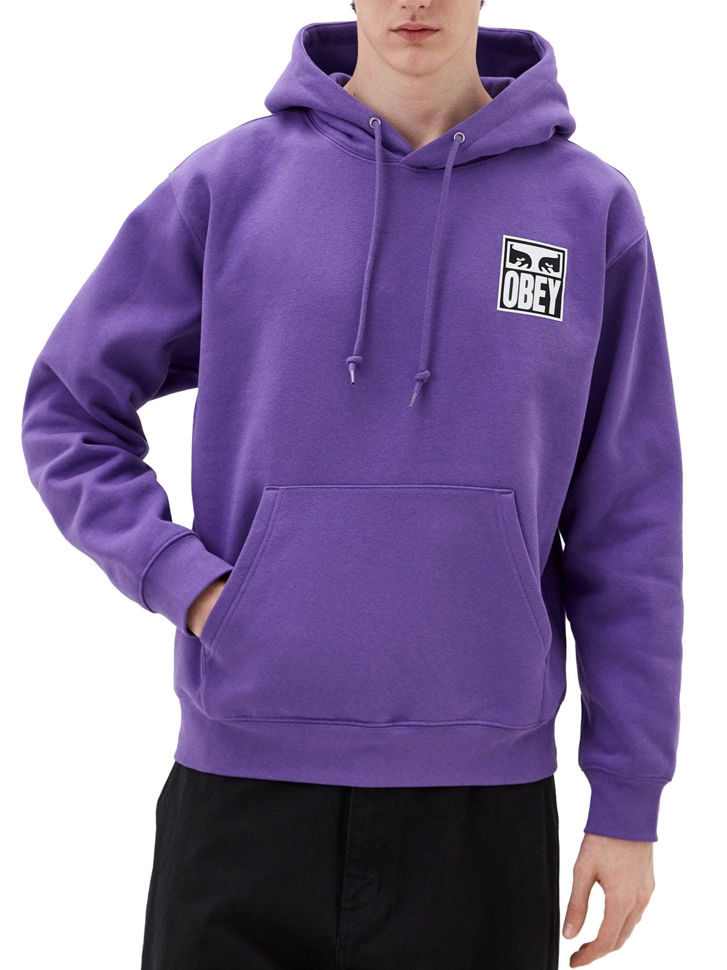 Obey Eyes Icon Premium Pullover Hood Viola