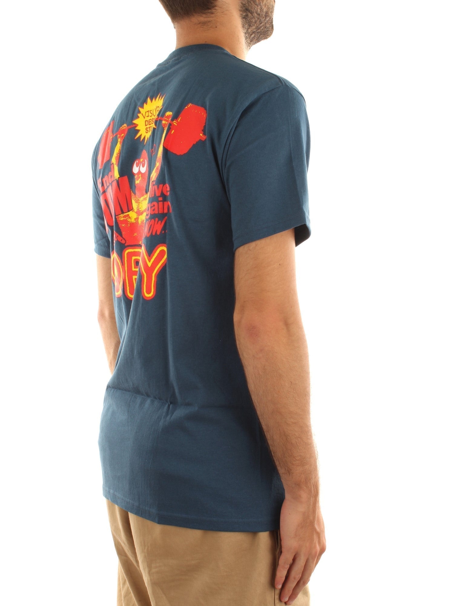 Obey Live Again Now Tee Blu