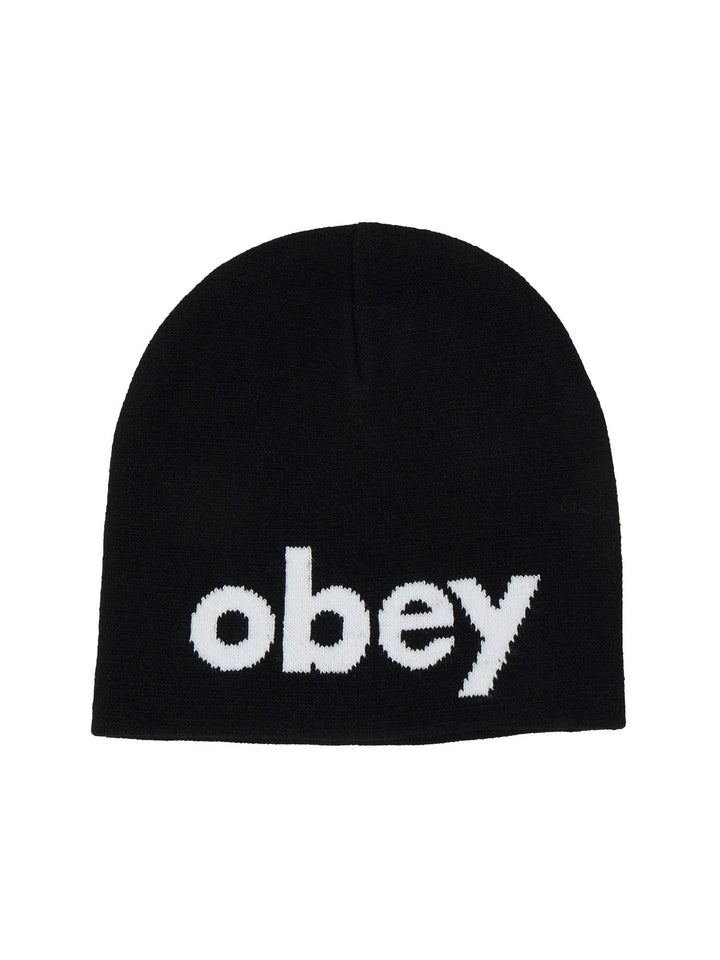 Obey Lowercase Beanie Nero