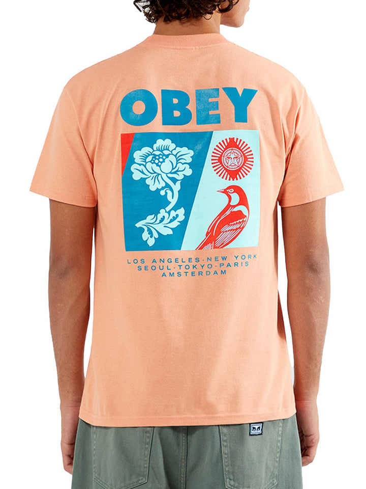 Obey New Spring T-shirt Arancione