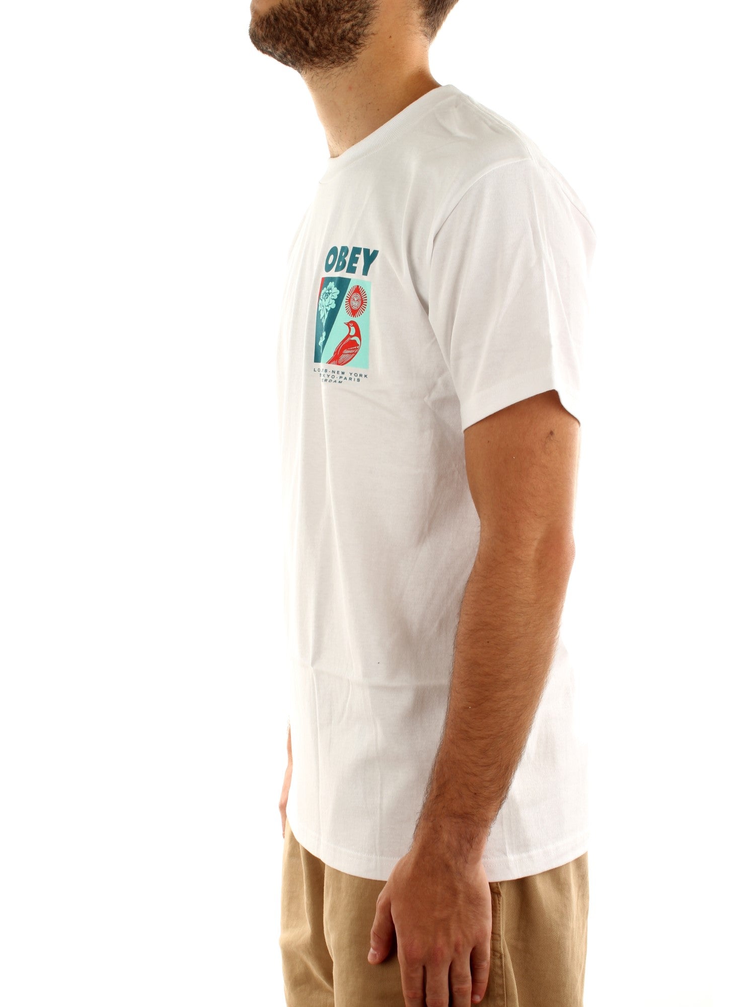 Obey New Spring T-shirt Bianco