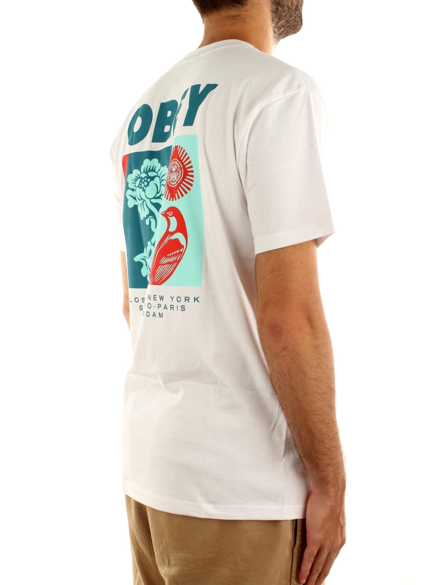 Obey New Spring T-shirt Bianco