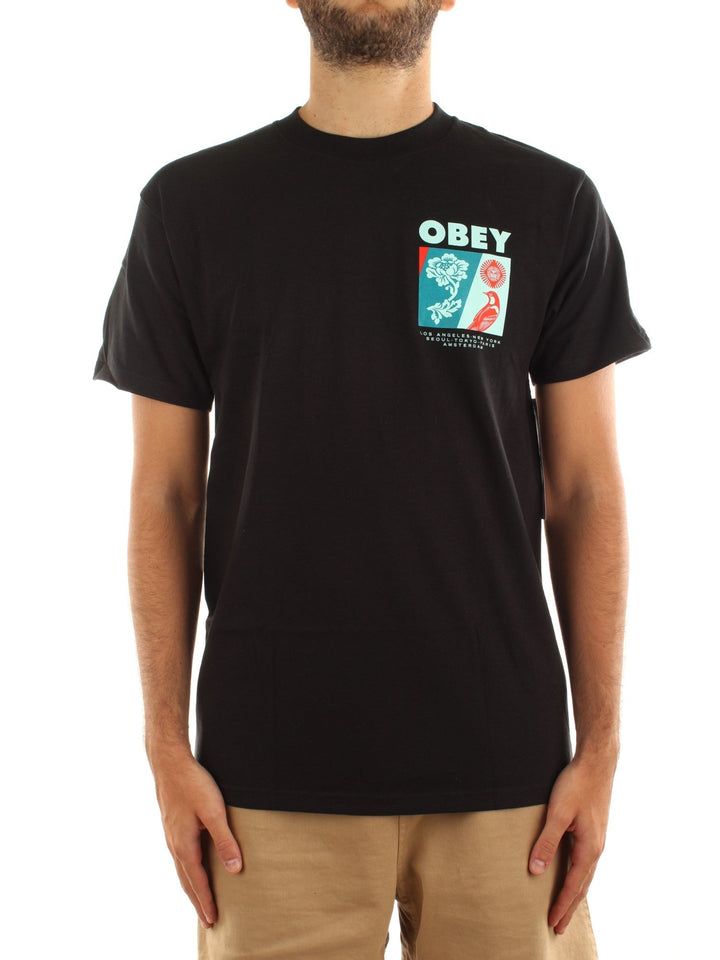 Obey New Spring T-shirt Nero