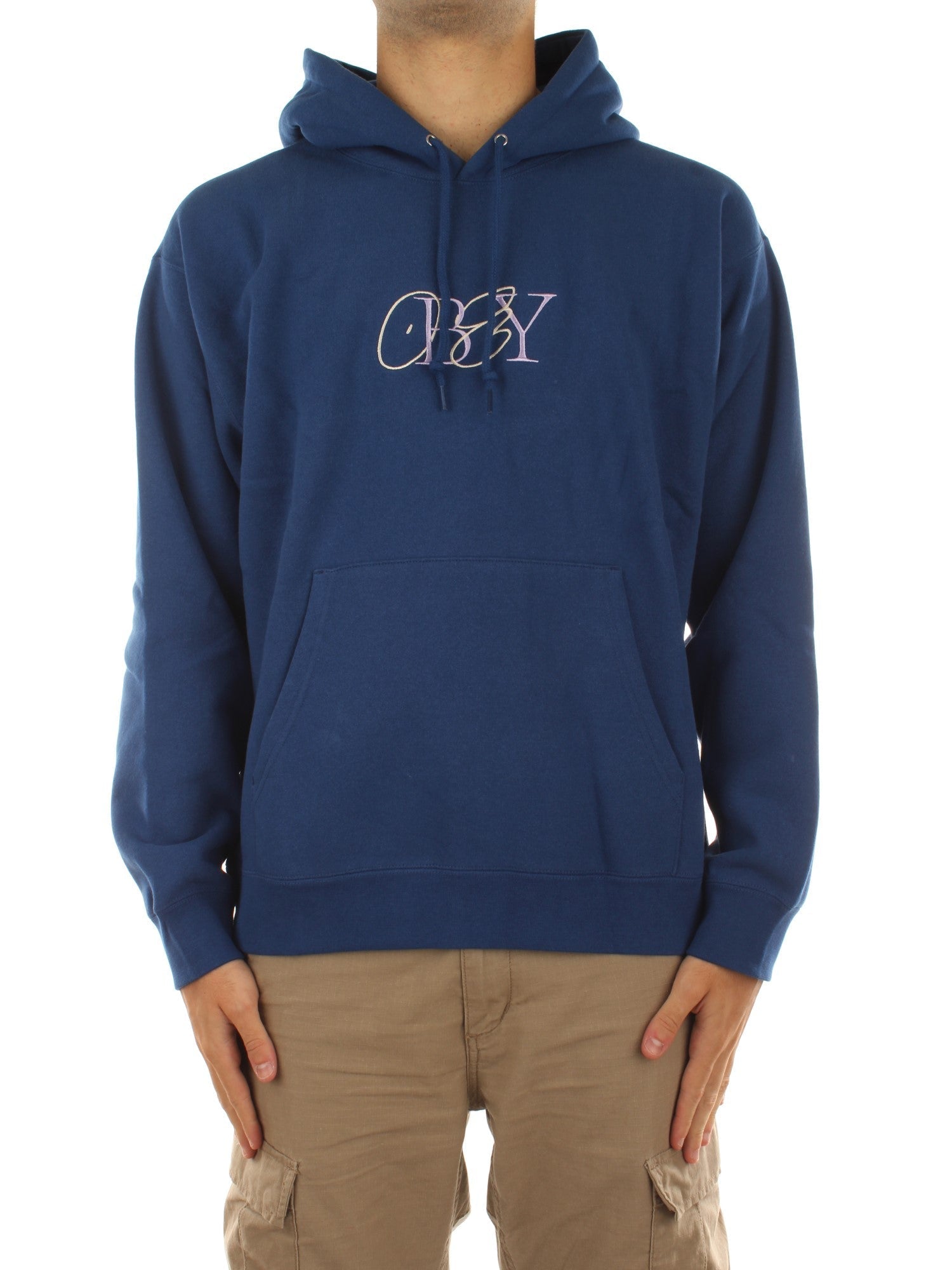 Obey Nova Hood Fleece Blu