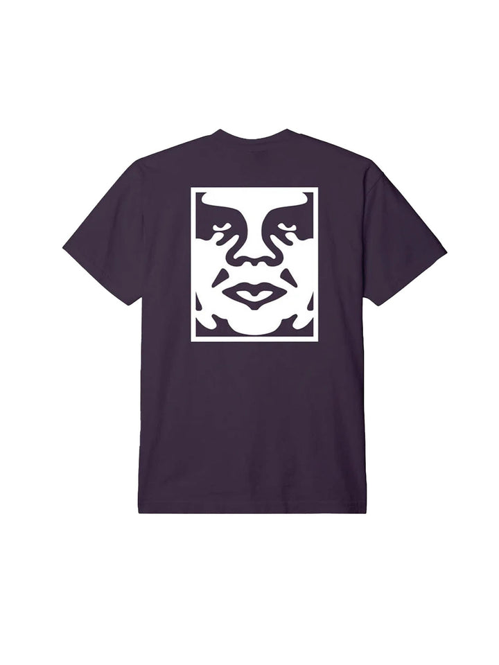 Obey Obey Bold Icon Heavyweight T-Shirt Viola