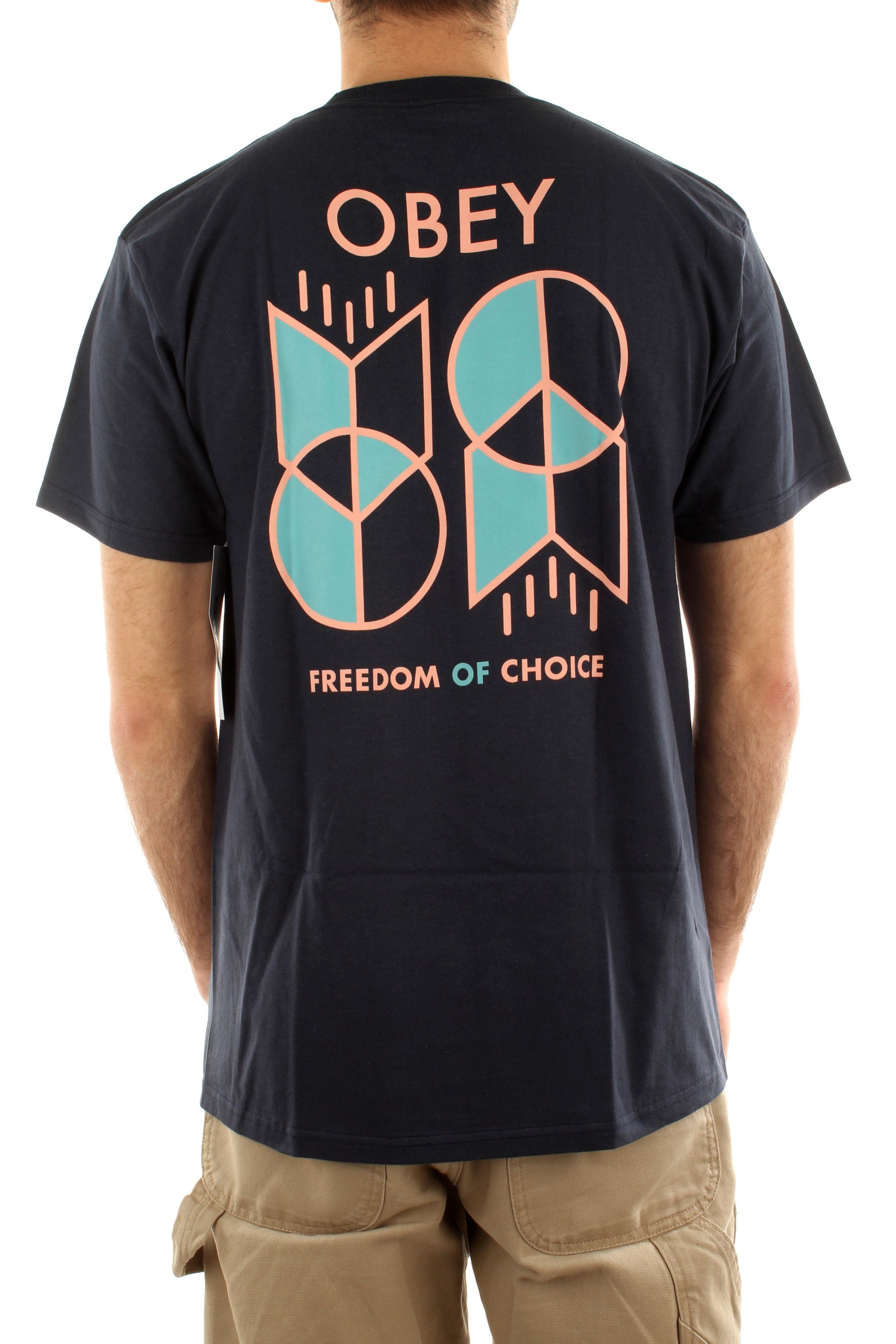 T-SHIRT Blu Obey