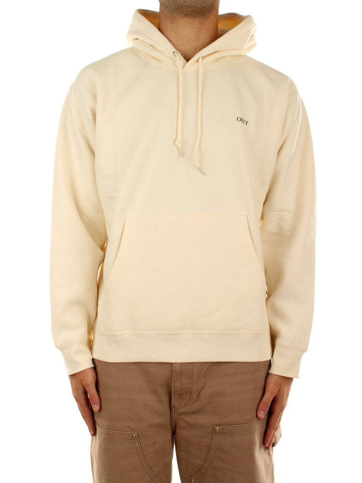 Obey Obey Geometric Power Canvas Fleece Bianco