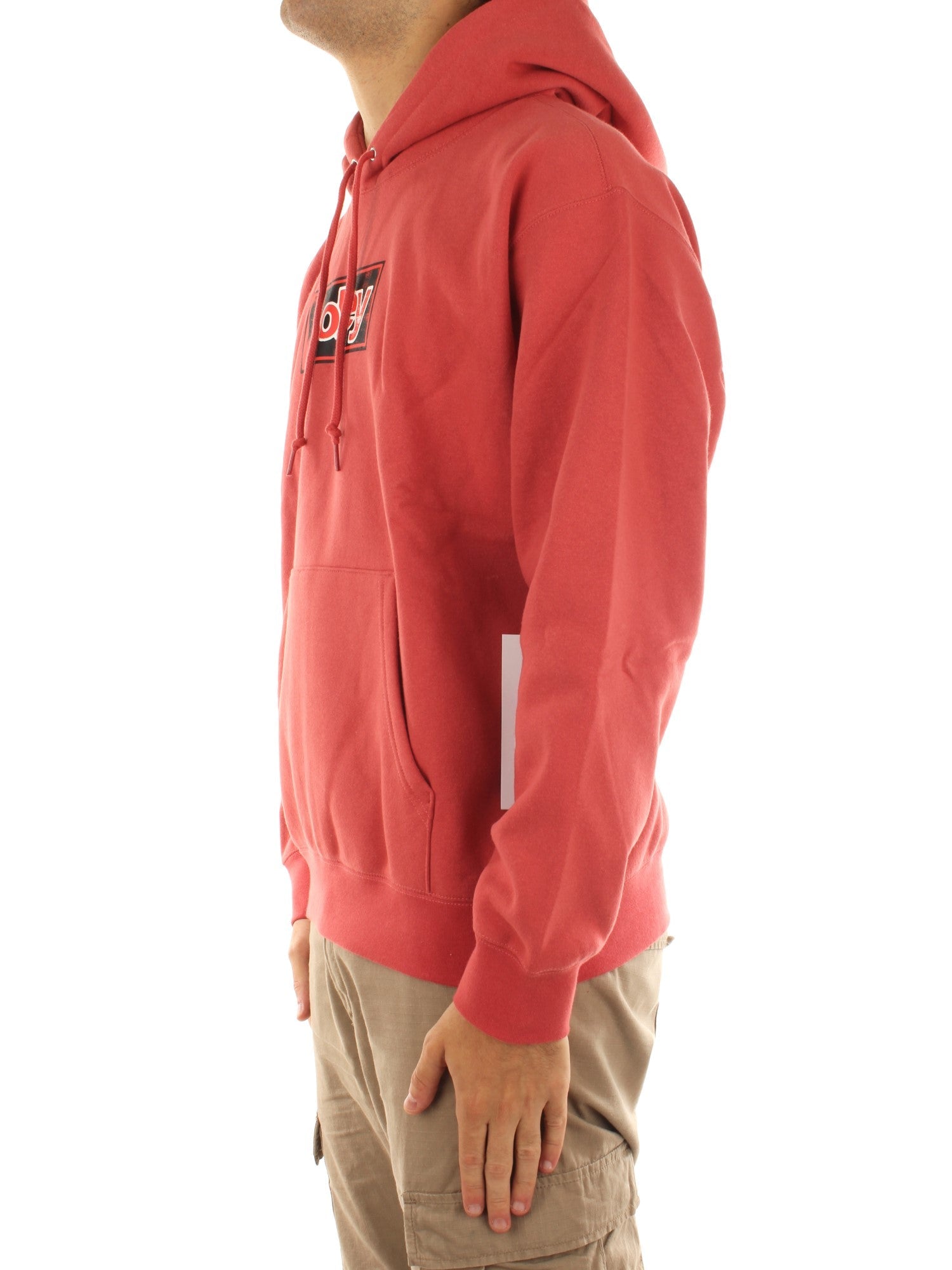 Obey Obey Half Icon Fleece Rosso