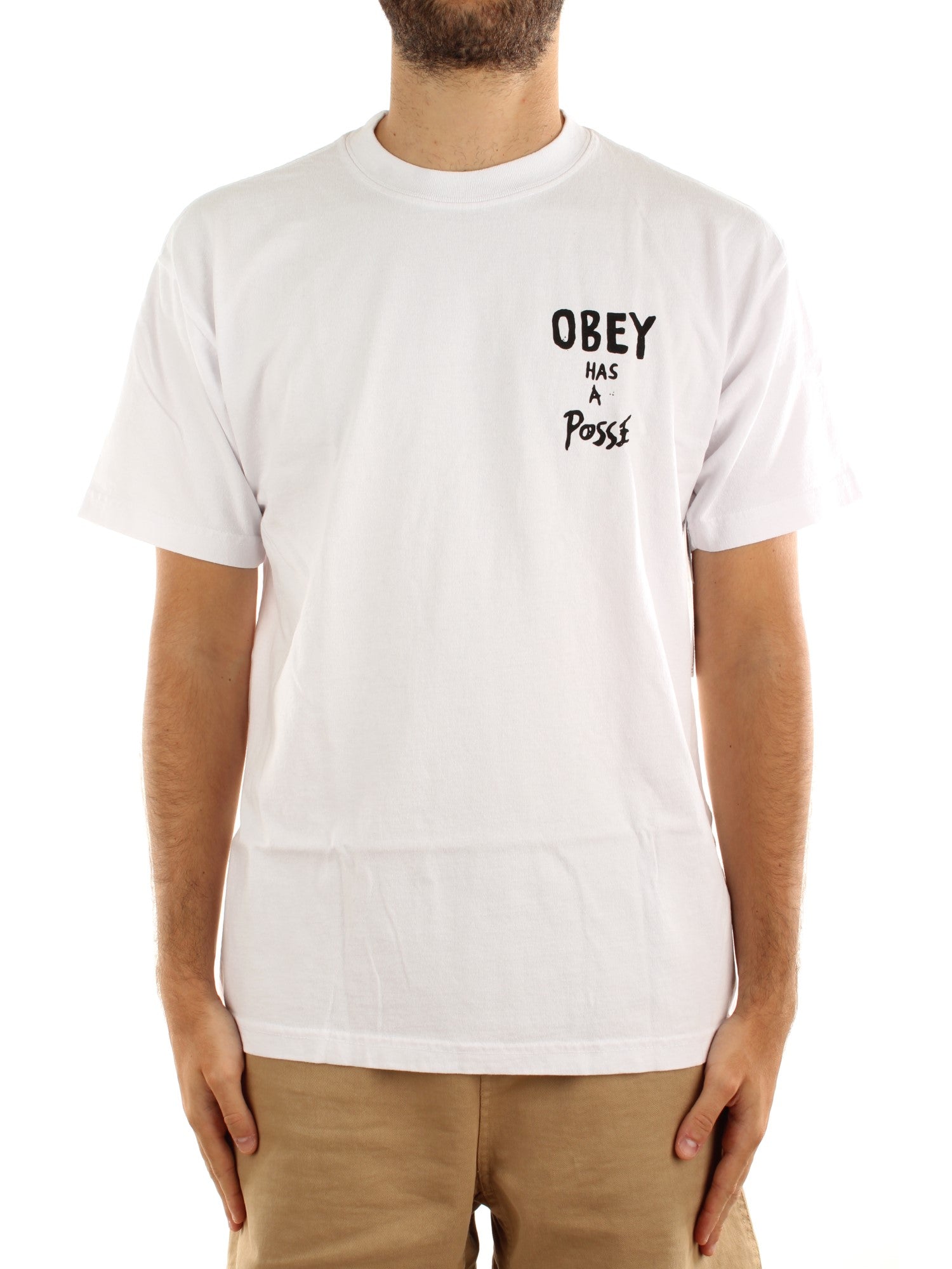 Obey Obey Has A Posse Tee Bianco