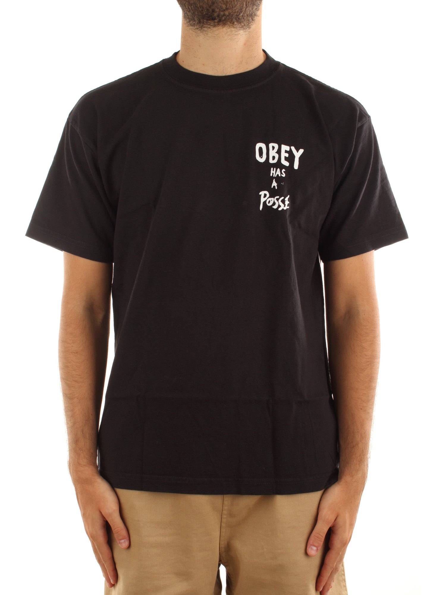 Obey Obey Has A Posse Tee Nero