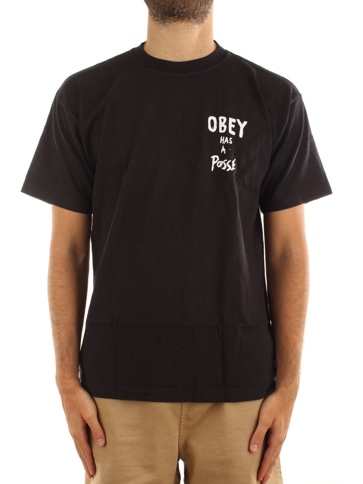 Obey Obey Has A Posse Tee Nero