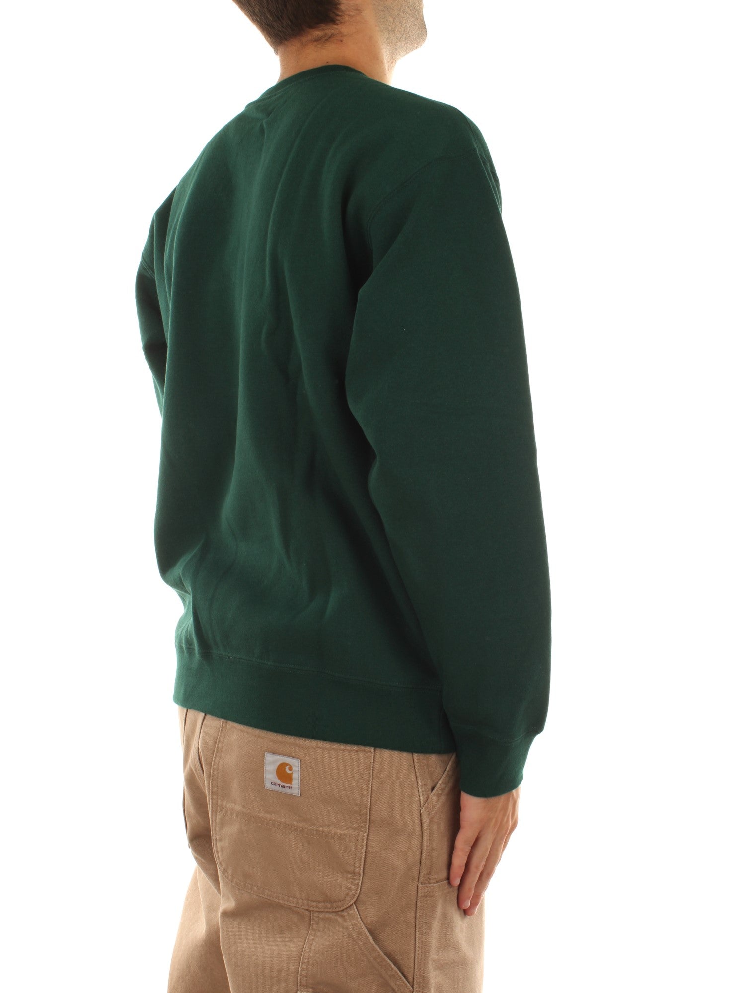 Obey Obey People Crew Fleece Verde